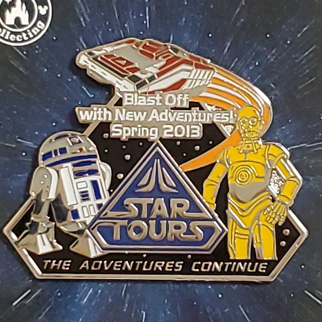 ディズニー ピンバッジ スターツアーズ 2013年 スター・ウォーズ STAR