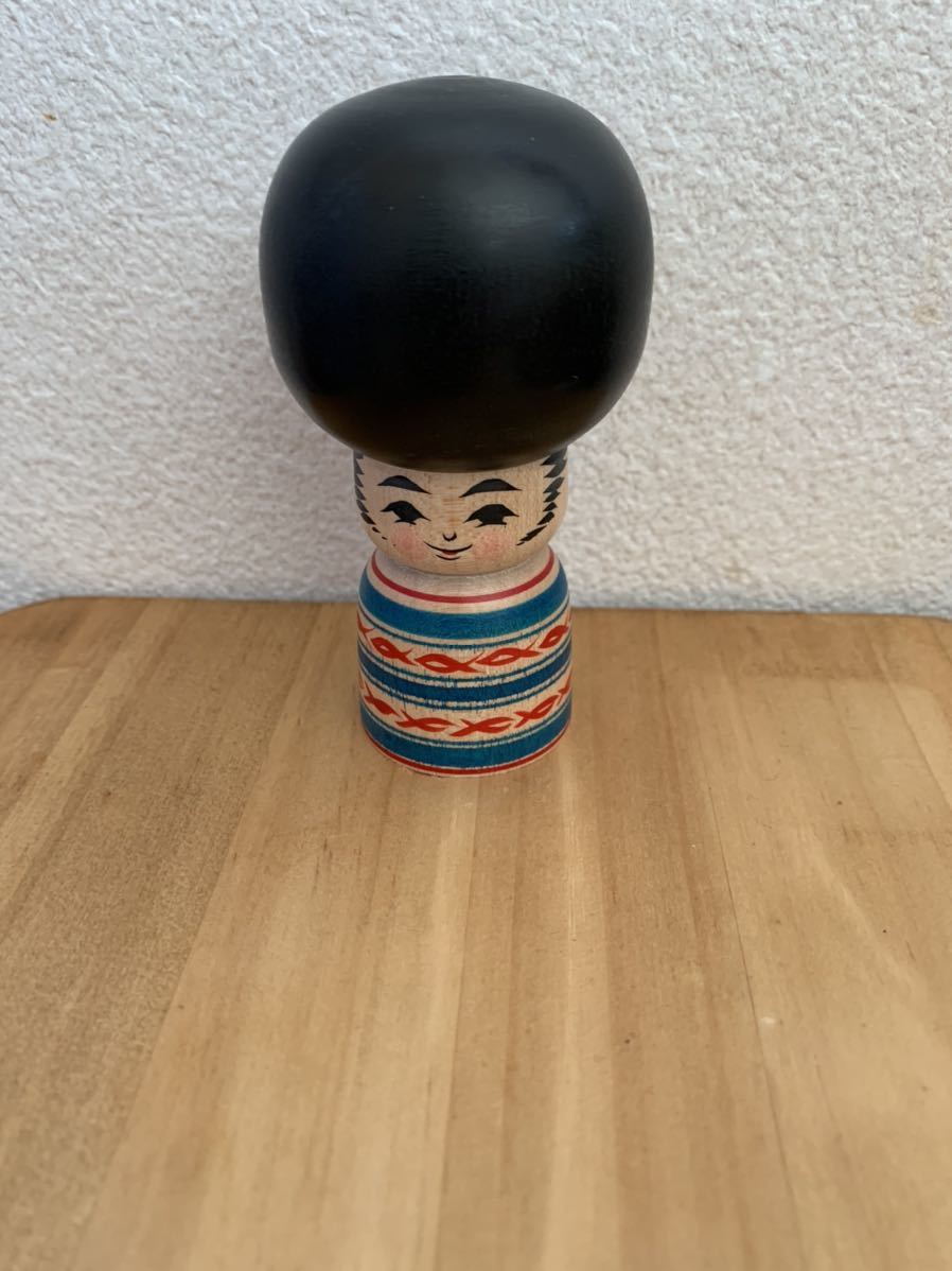 石巻こけし アフロ ヘッド フィッシュボーダー 嵐 新品】石巻こけし アフロこけし フィッシュボーダー 3寸 嵐の落札情報