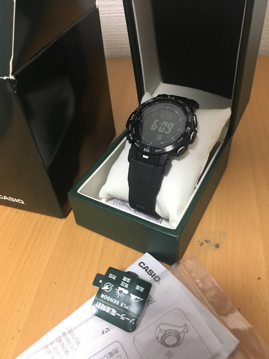 美品】CASIO PROTREK ソーラー電波時計 PRW-30Y-1BJF（美品 【CASIO 