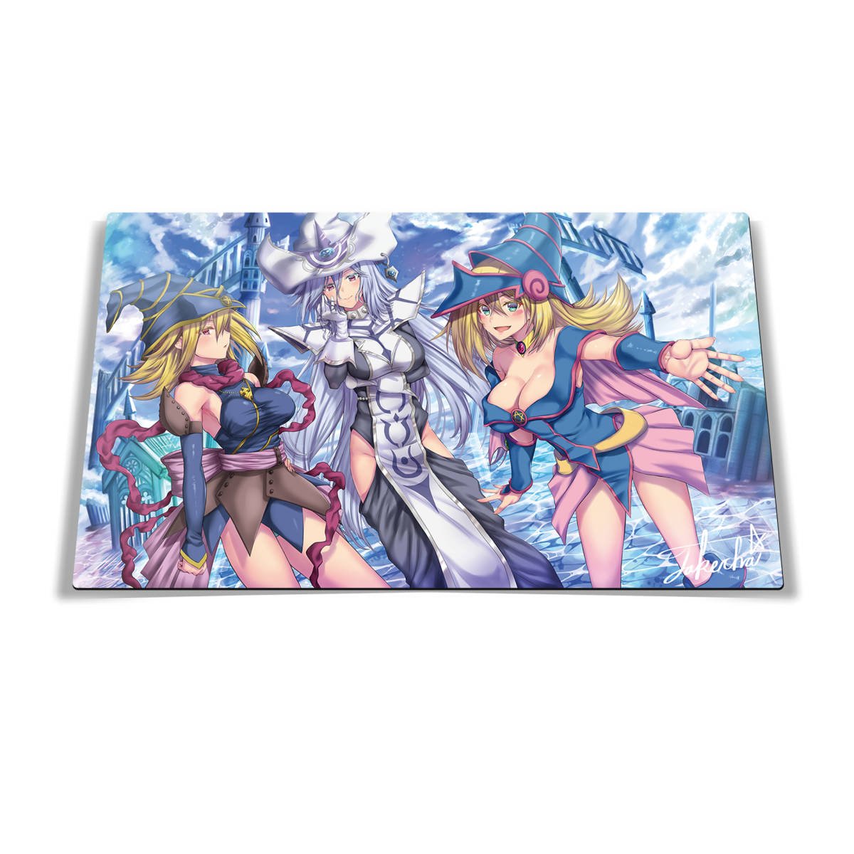遊戯王 ブラックマジシャンガール BMG 竹茶工房 プレイマット 遊戯王 ブラックマジシャンガール BMG 竹茶工房 プレイマットの通販 by