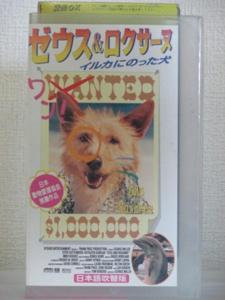ゼウス＆ロクサーヌ イルカにのった犬 日本語吹替版 VHS 洋画
