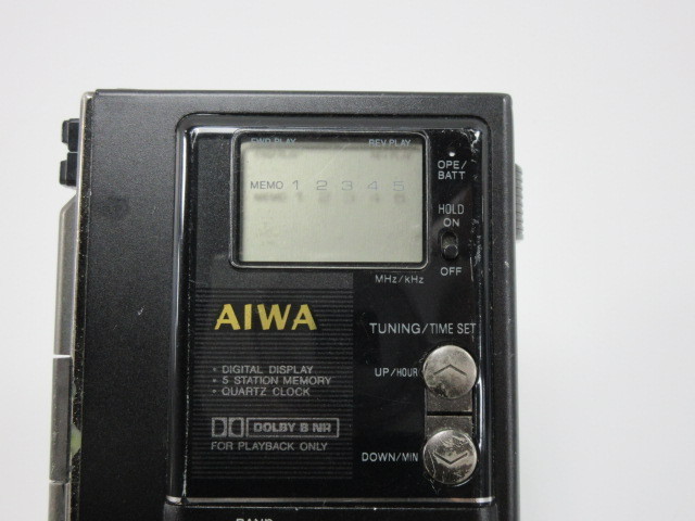 AIWA カセットプレーヤー 　HS-J20とHS-JX50　２点セット　中古 AIWA カセットプレーヤー HS-J20とHS-JX50 2点セット 中古