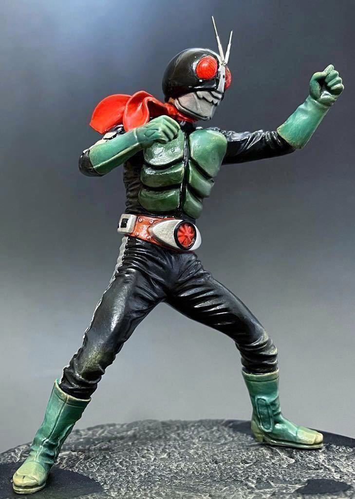 HG 仮面ライダー旧2号 改造 リペイント 完成品 H.G.C.O.R.E. 仮面