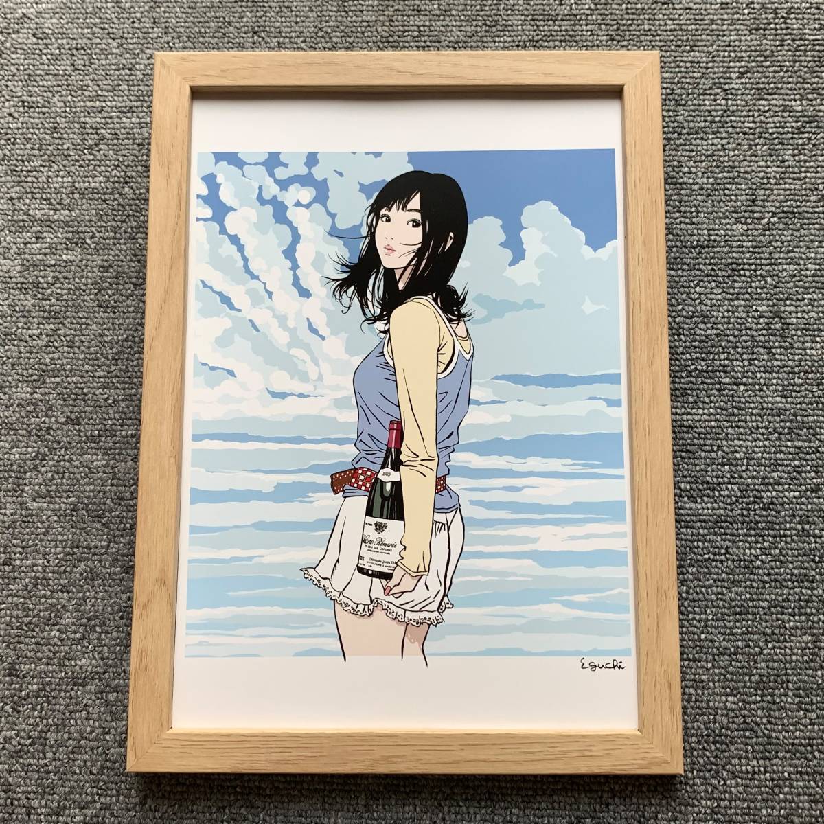 江口寿史 ワインボトルと美女 雲 B5サイズ 額入り 貴重イラスト 印刷物 ポスター風デザイン 額装品 アートフレーム インテリア 美少女 の落札情報詳細 ヤフオク落札価格情報 オークフリー スマートフォン版 江口寿史 ワインボトルと美女 雲 B5サイズ 額入り 貴重イラスト 印刷物 ポスター風デザイン 額装品 アートフレーム インテリア 美少女 の落札情報詳細 ヤフオク落札価格情報 オークフリー スマートフォン版