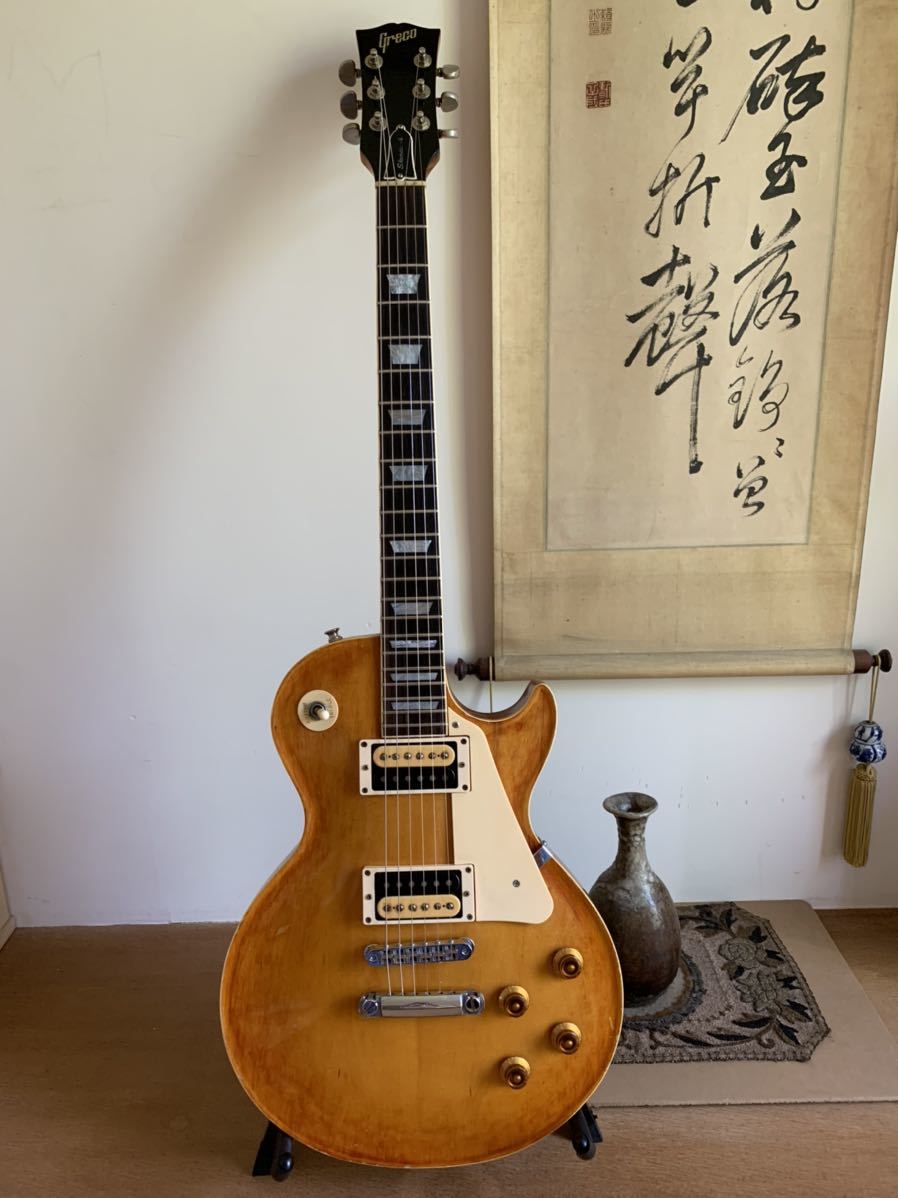 Greco EG-1350 バイオリンフィニッシュ76年製 傷や汚れあり】激レアです Greco EG-1350 バイオリン塗装 76年製の落札