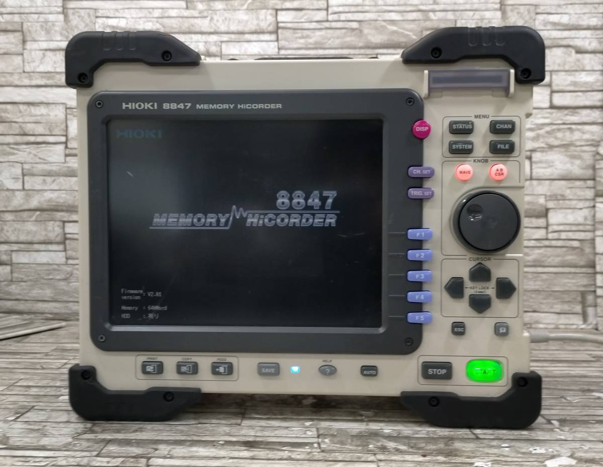【傷や汚れあり】HIOKI 8847 MEMORY HiCORDER/日置・メモリハイコーダーの落札情報詳細 - ヤフオク落札価格情報 オークフリー