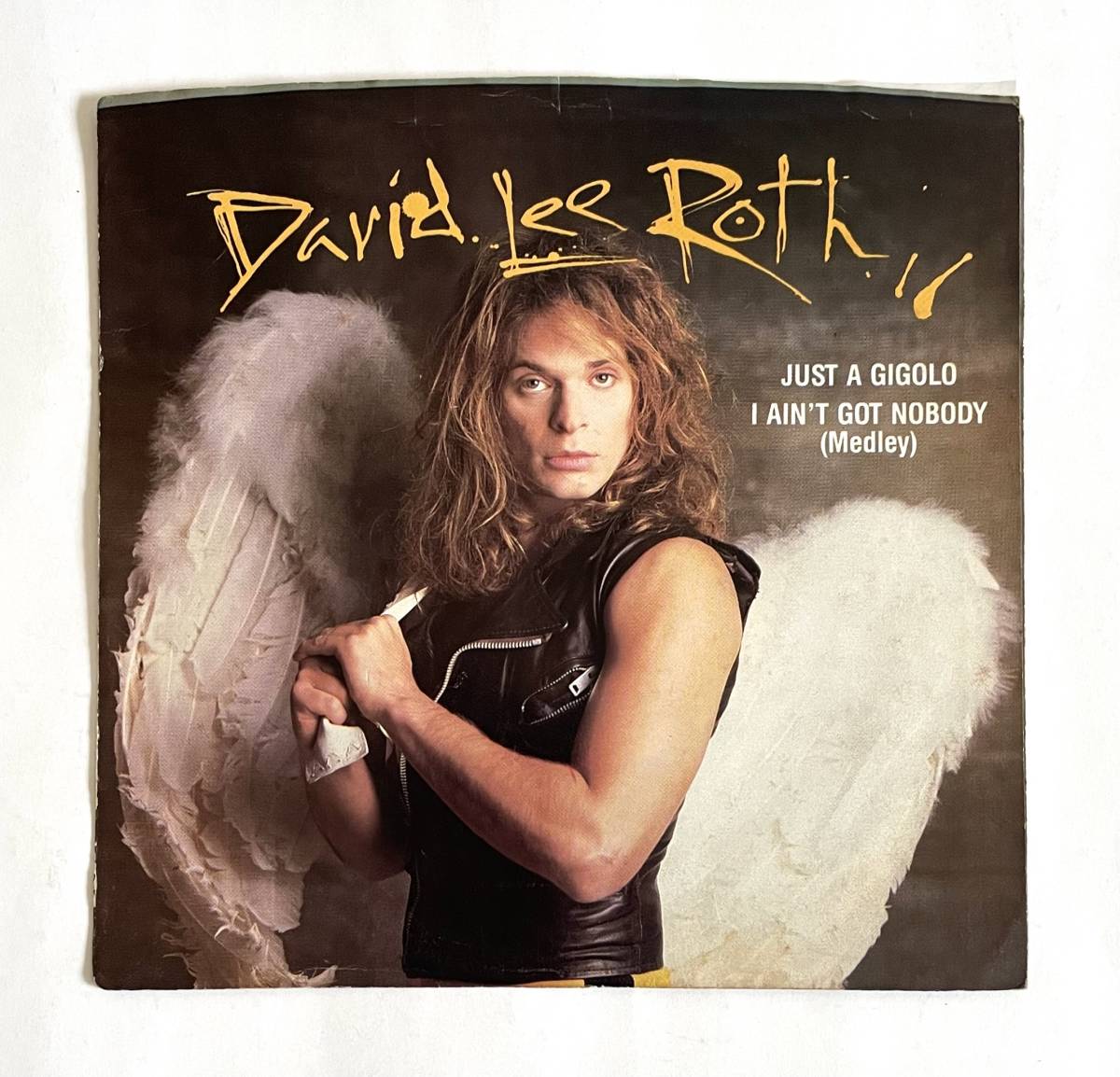 【傷や汚れあり】US盤7inch★DAVID LEE ROTH / JUST A GIGOLO I AIN'T GOT NOBODY PS