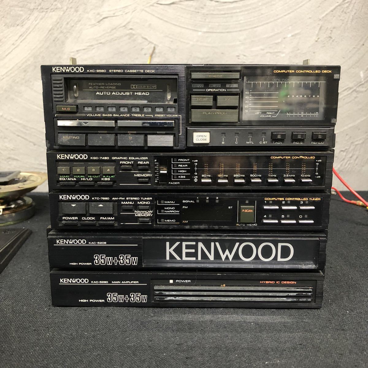 全体的に状態が悪い】(M1 sa) kenwood KXC-9580 KGC-7480 ケンウッド