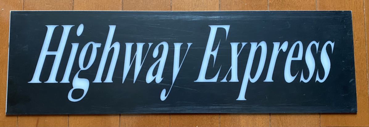 傷や汚れあり】激レア 超貴重 阪急バス 高速バス 行き先ネームプレート