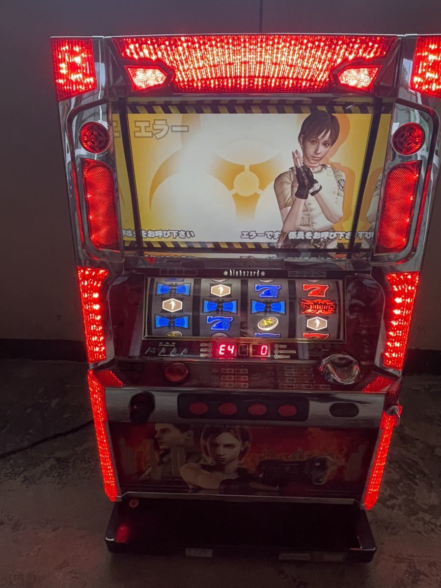 ジャンク品 中古品 家庭用スロット台 初代バイオハザード 山佐 通電ok