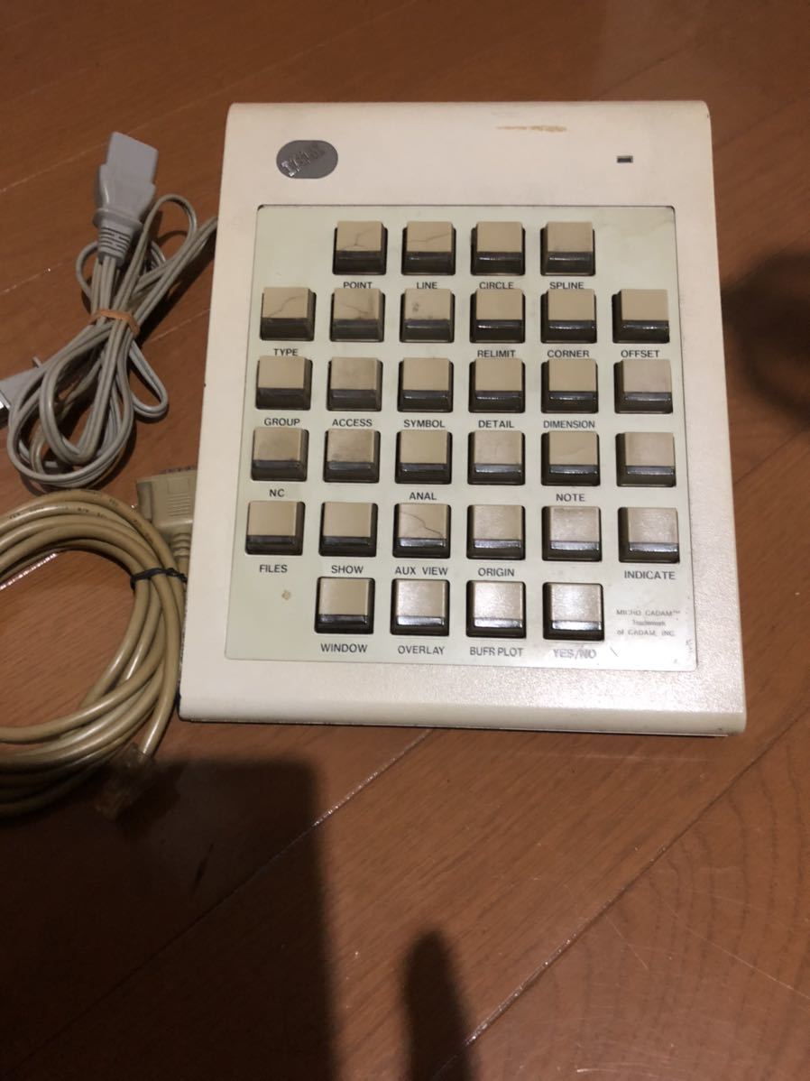 傷や汚れあり】IBM MICRO CADAM ファンクションキーボード P/N 48G9995