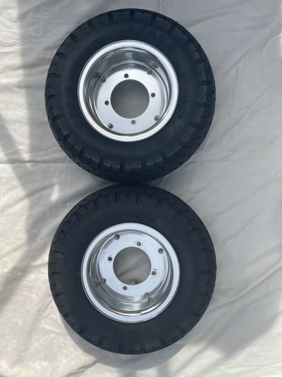 T【604】Gクラフト ワイドアルミホイール 10インチ 5.5J スペーサー