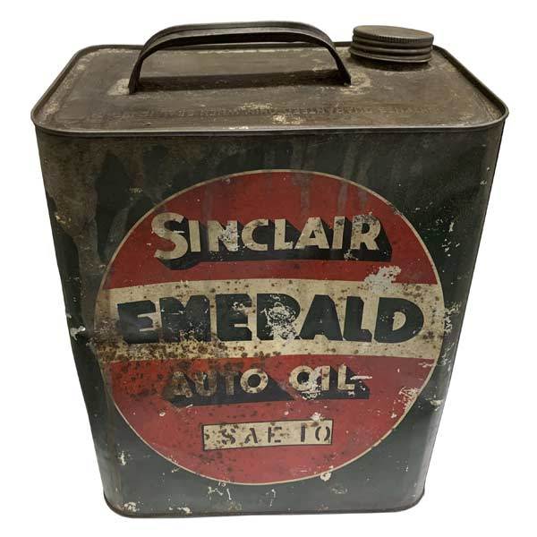 【やや傷や汚れあり】ヴィンテージ オイル缶 SINCLAIR [J382] シンクレア アメリカン雑貨 アンティーク コレクション