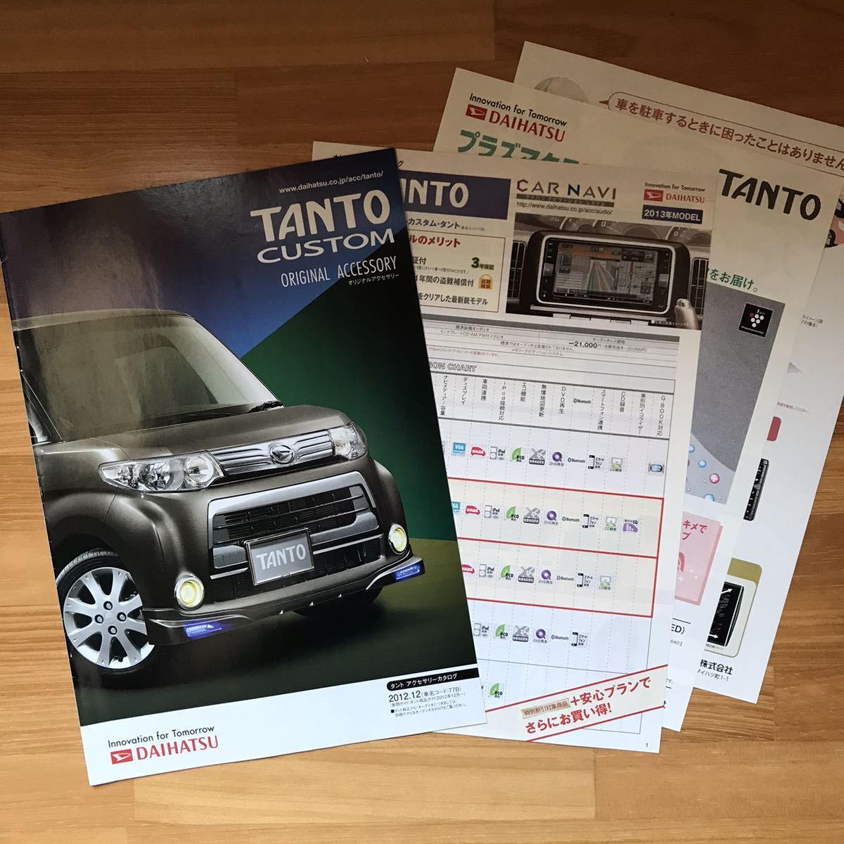 【未使用に近い】ダイハツ タント タント カスタム Tanto Tanto Custom カタログ アクセサリーカタログ付き 2021年11月 ...