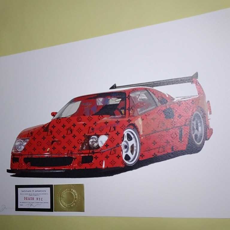 【限定】death nyc スポーツカー　フェラーリ　Ferrari　ルイヴィトン　Louis Vuitton　ゼット オレンジ ヴィンテージフェラーリ Ferrari カタログ まとめ売り ヴィンテージ