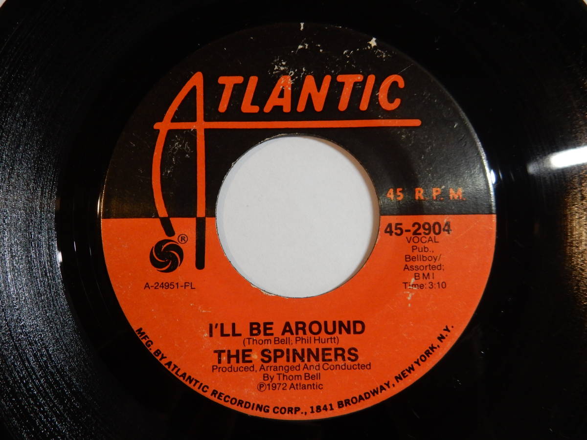 【傷や汚れあり】Spinners I'll Be Around / How Could I Let You Get Away Atlantic