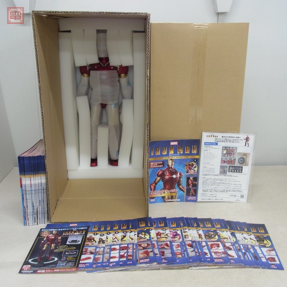 未開封品多数ディアゴスティーニ 週刊『アイアンマン』 未組み立て