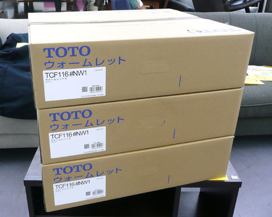 TOTO TCF116 ウォームレットS ホワイト 新品未開封 TCF-116