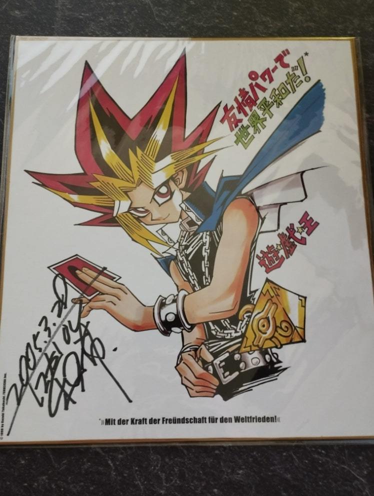 高橋和希 直筆サイン色紙 遊戯王 武藤遊戯 ブランド 品 通販