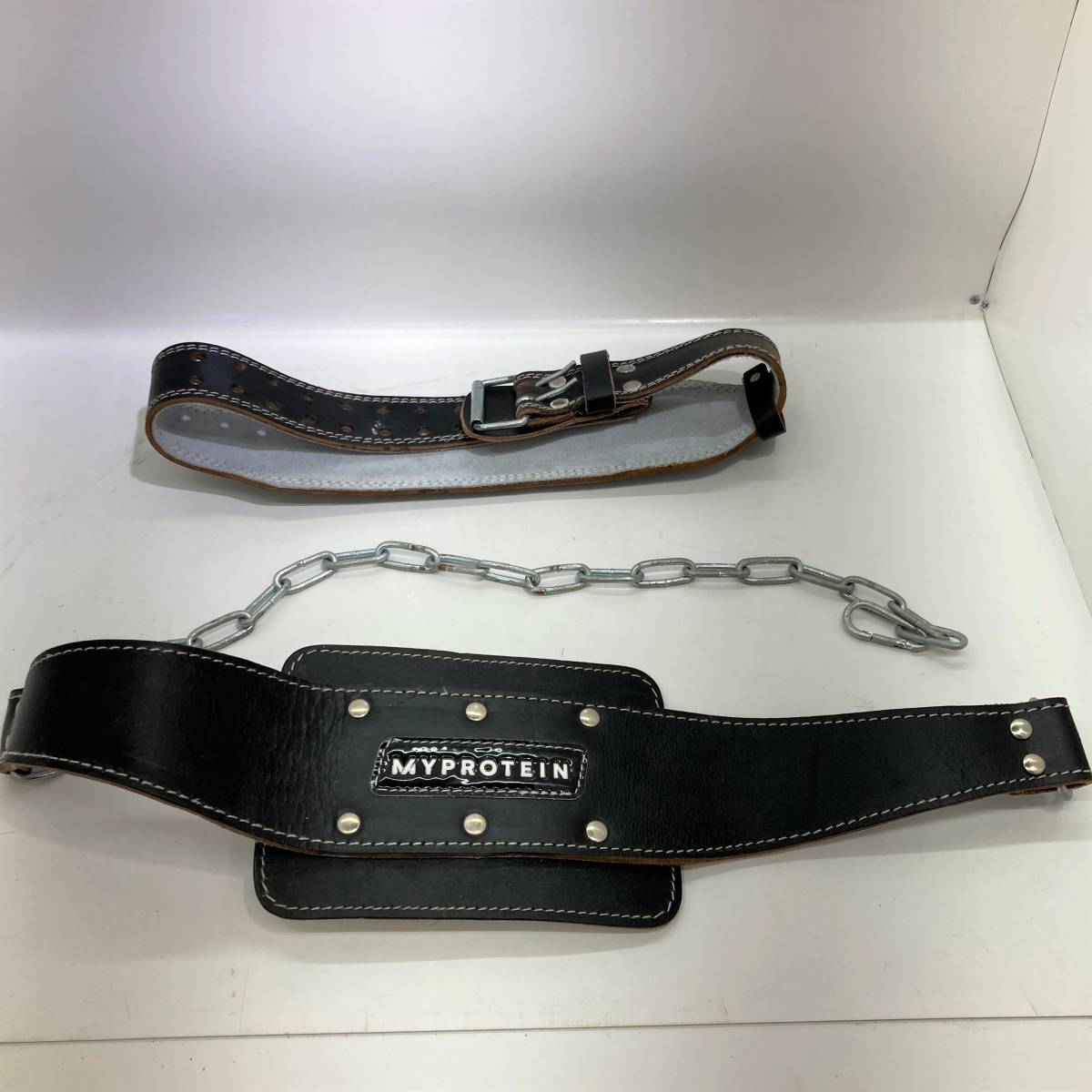 ♻️未使用品♻️XENO♻️レザー♻️パワーベルト/トレーニングベルト♻️黒 トレーニングベルト パワーベルト レザー 革 牛革 S 黒 ブラック