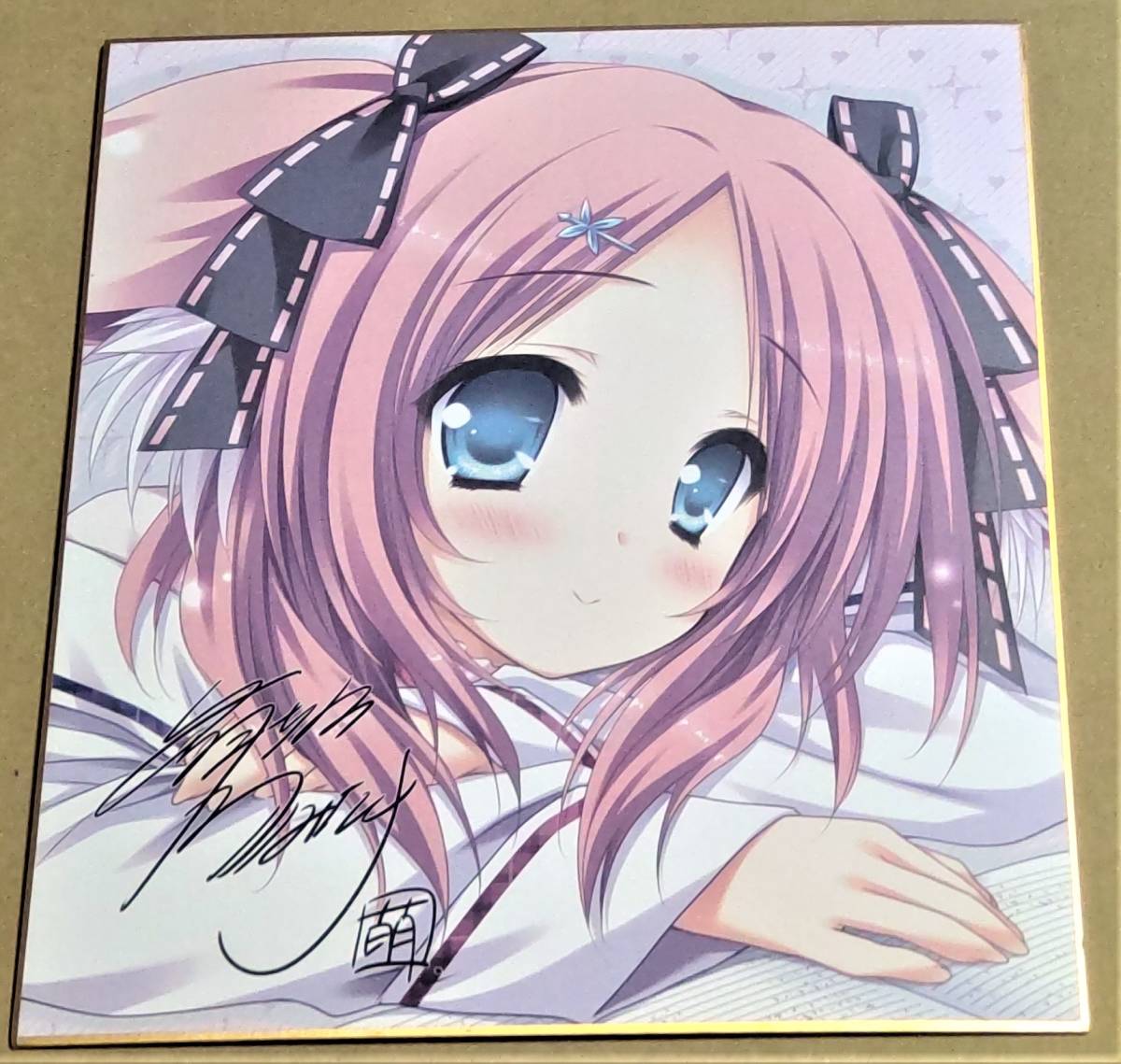 緋文の紙通力 萌木原ふみたけ 版画 サイン入り ミクスドメディア