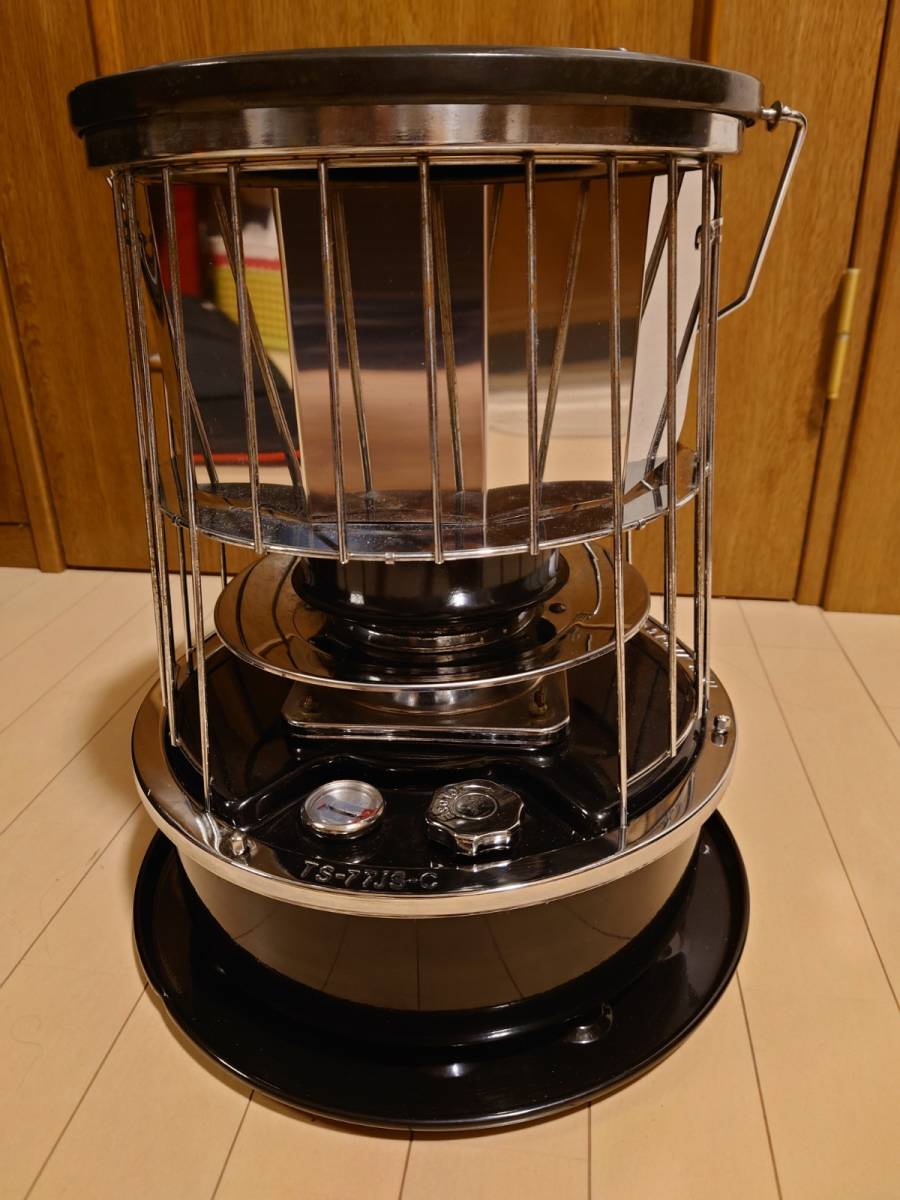 newアルパカ石油ストーブコンパクト（TS-77JS-C）ブラック 黒 アルパカ