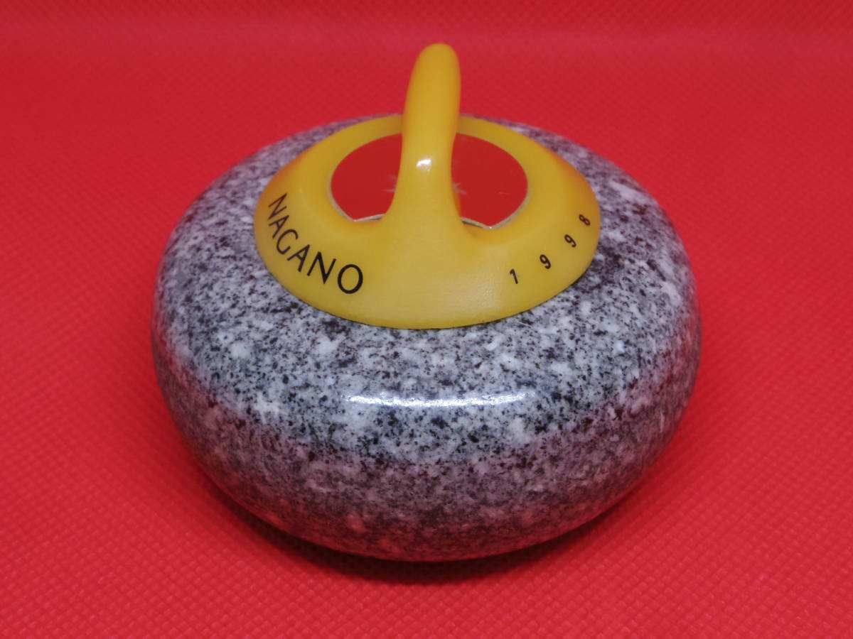 カーリングストーン 長野オリンピック公式 シリアルナンバー付き