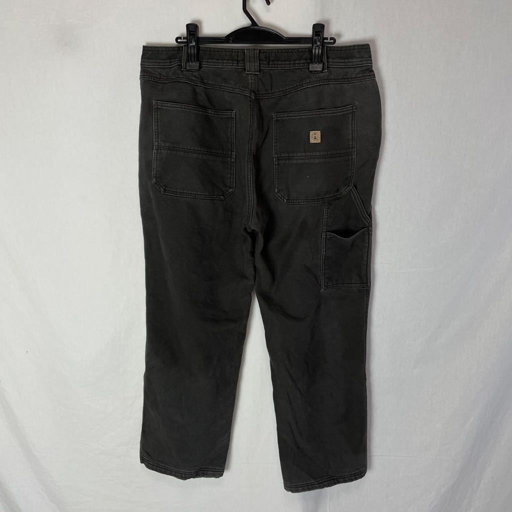 【傷や汚れあり】コールマン ワークパンツ 古着 36×30 ダークグレー ヴィンテージ WORKPANTS フリースライナー の落札情報詳細