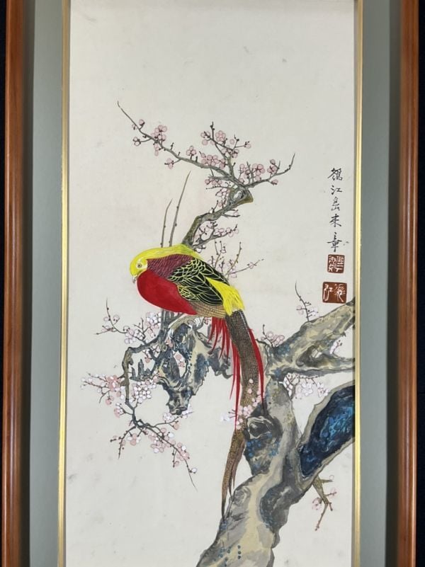 【真作】古操/平安人物図/掛軸/名家伝来/AD-686 真作】古操/平安人物図/掛軸/名家伝来/AD-686