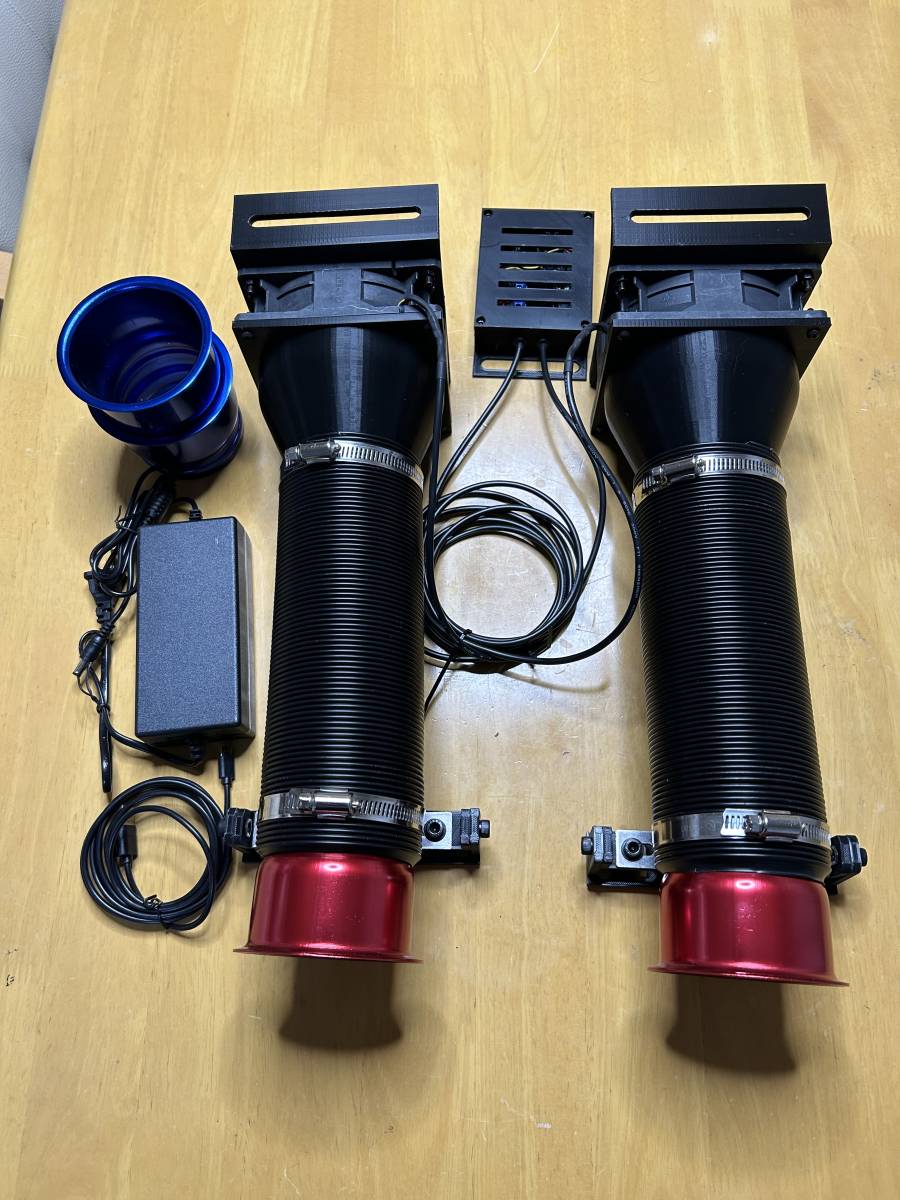 【未使用に近い】SimHub用 Wind Simulatorセット Arduino Shake It PWM FANS シムレース 送風 ...