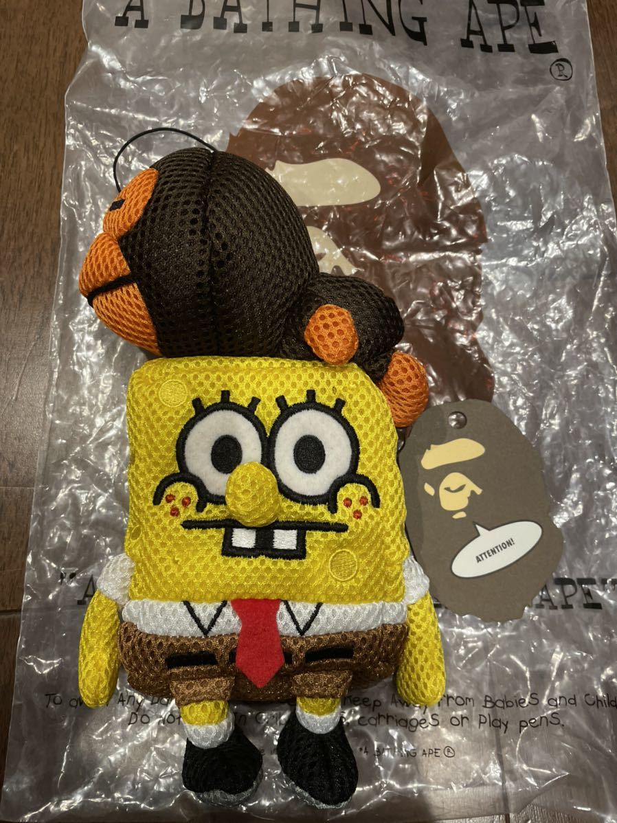 エイプ×スポンジボブ ぬいぐるみ A BATHING APE マイロ スポンジボブ