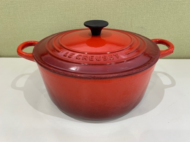 ル・クルーゼ 両手鍋 24cmモーヴピンク スチーマー 蒸し器 調理器具
