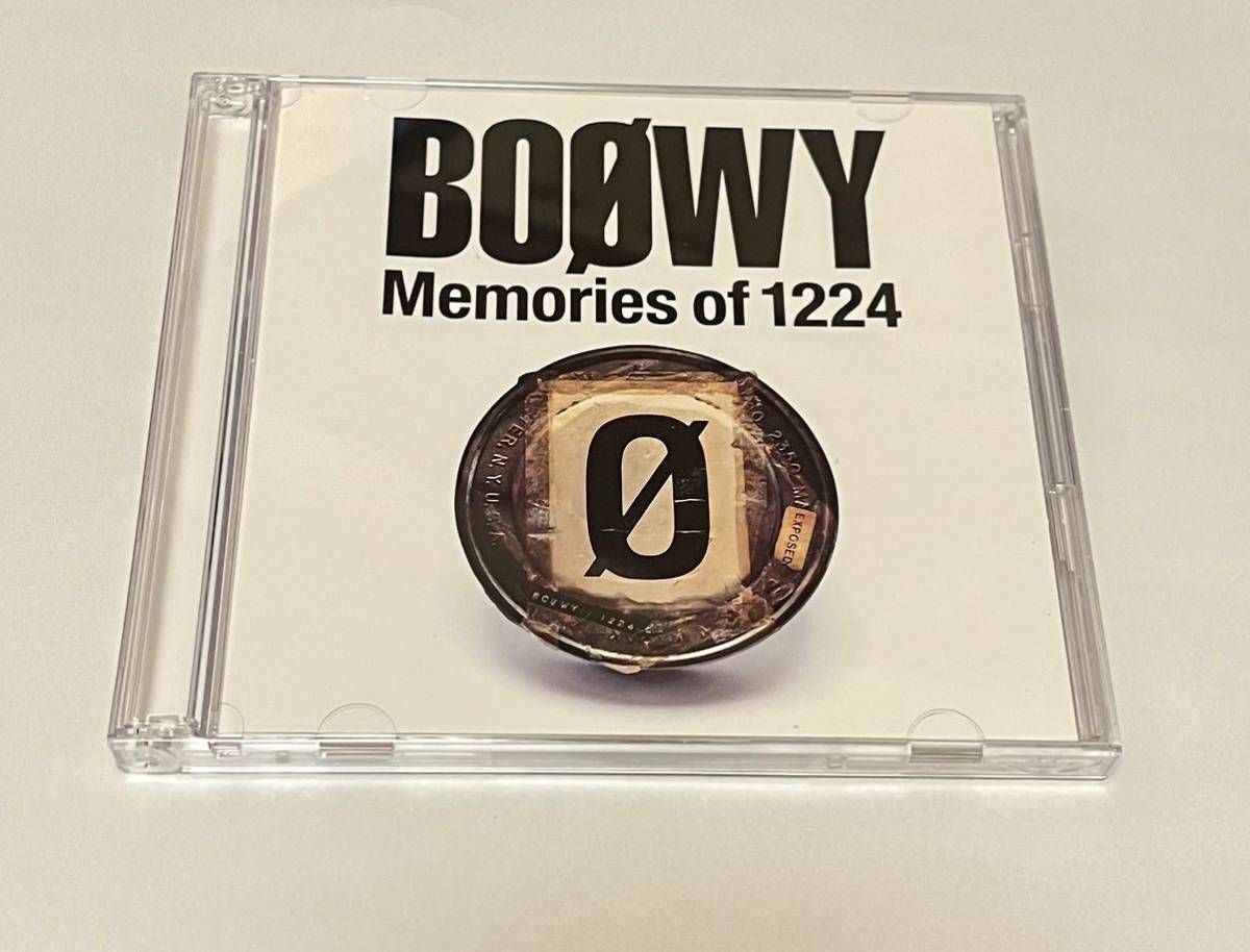 BOØWY Memories of 1224 未使用に近い】音楽 ライブアルバム BOOWY
