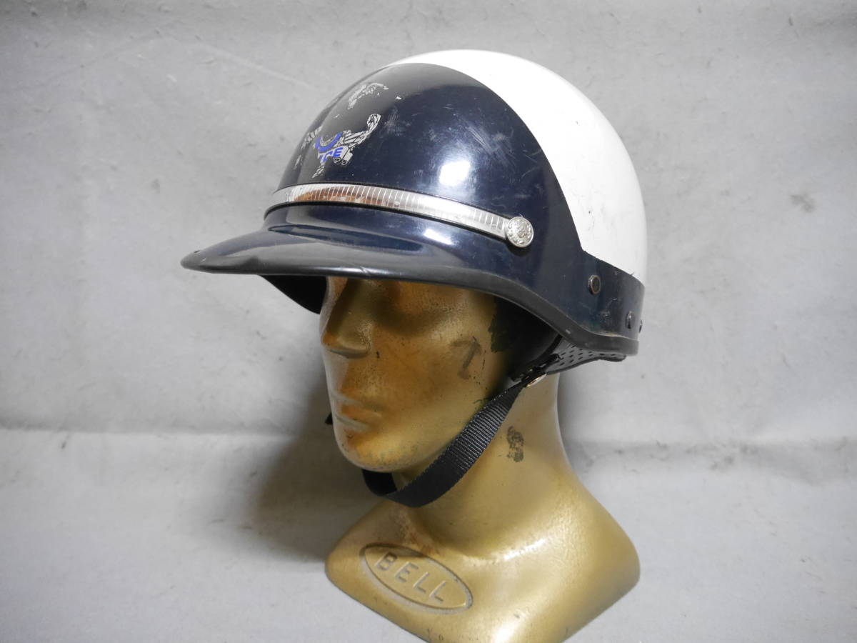 やや傷や汚れあり】① 60'S Mシェル BELL TOPTEX POLICE ビンテージ