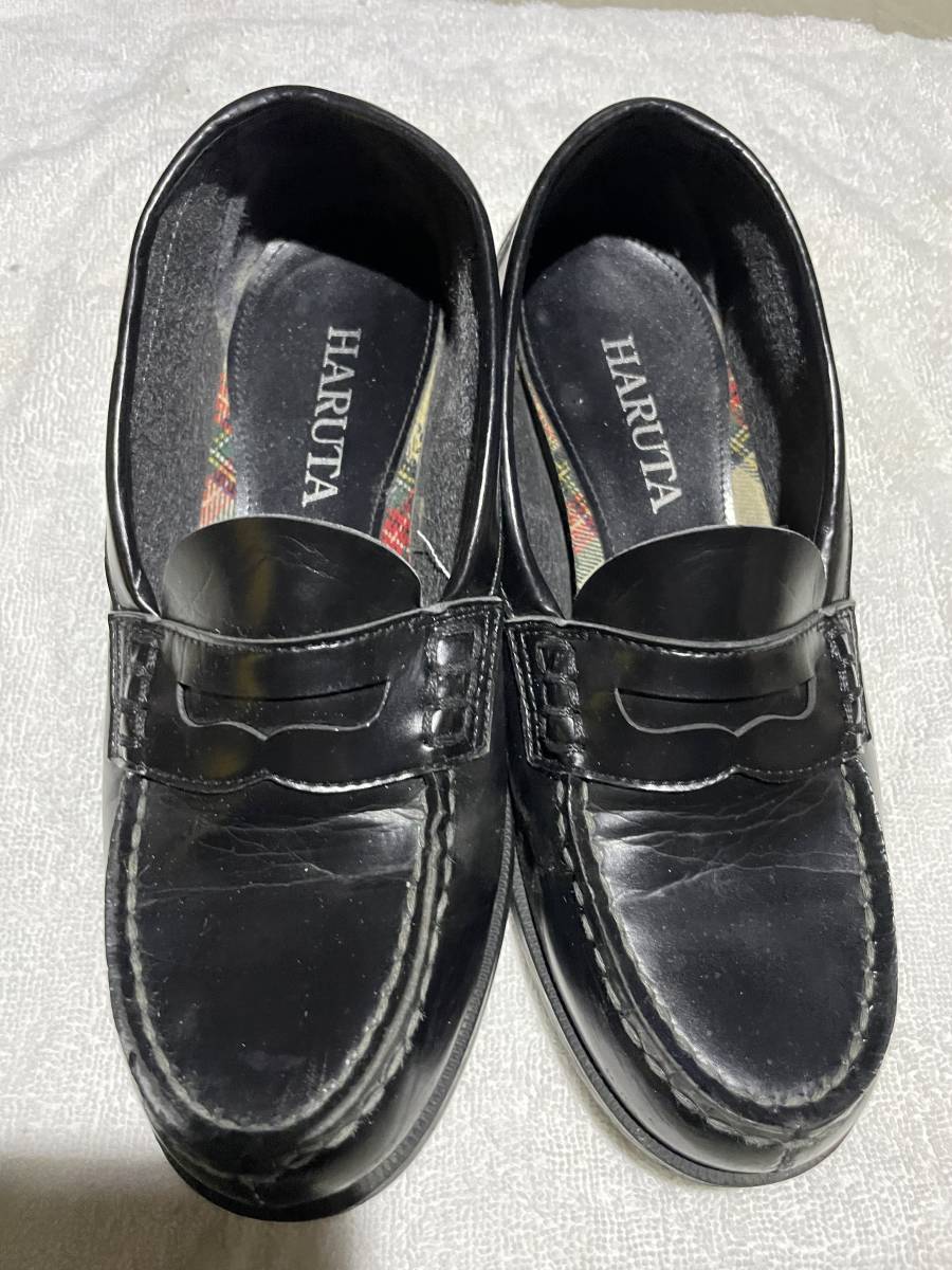 【中古】HARUTA ARVIN ハルタ ローファー 黒25㎝ 3E 学生靴 の落札情報詳細 - ヤフオク落札価格情報 オークフリー