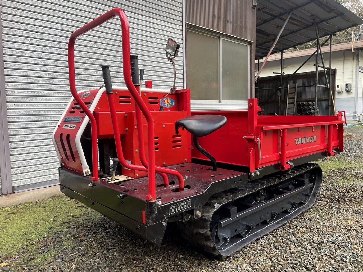 引き取り限定　ヤンマー ディーゼル運搬車 ヤンマーディーゼル 乗用運搬車 セル付 積載750kg 油圧ダンプ