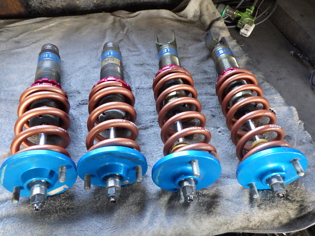 全体的に状態が悪い】中古 ジャンク OHLINS オーリンズ PCV 車高調