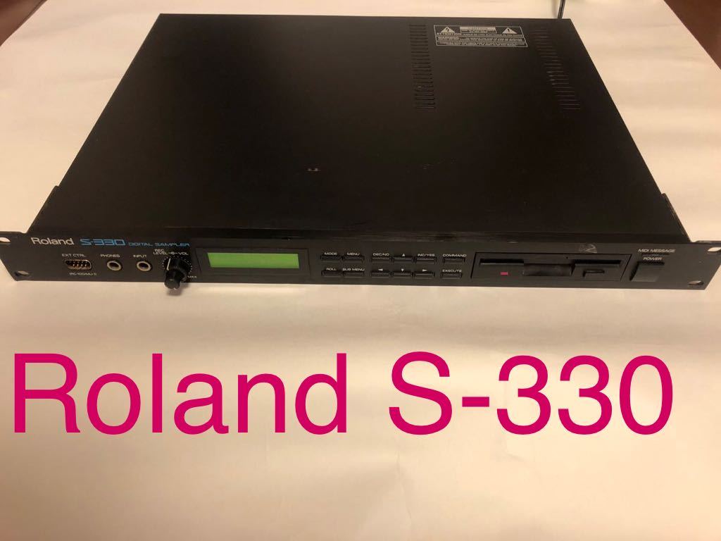 【美品】Roland S-330 ローランド デジタルサンプラー 中古】Roland 12bitデジタルサンプラー S-330 システムディスク