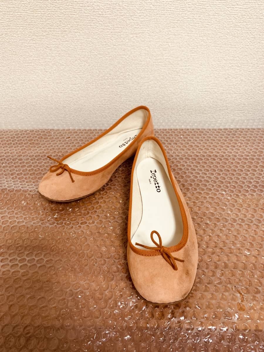 レペット repetto サンドリヨン バレリーナ ブラウン 41 レペット repetto サンドリヨン バレリーナ ブラウン 41