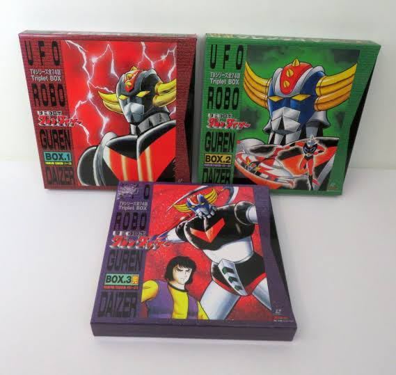 やや傷や汚れあり】レーザーディスク LD UFOロボ グレンダイザー全