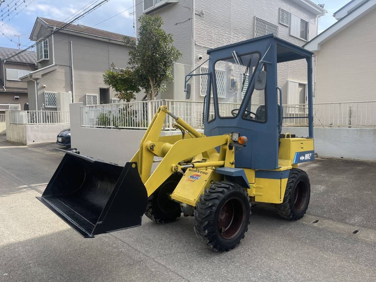 KOMATSU コマツホイールローダー WA20-1 重機 建設機械 除雪