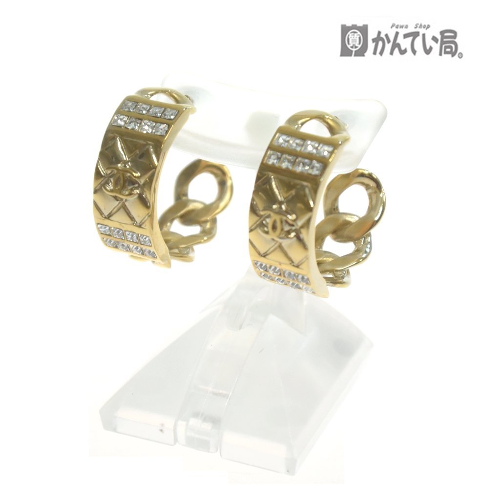 CHANEL フープピアス 片方 刻印あり 鑑定済 BTS テテ着用 アクセサリー
