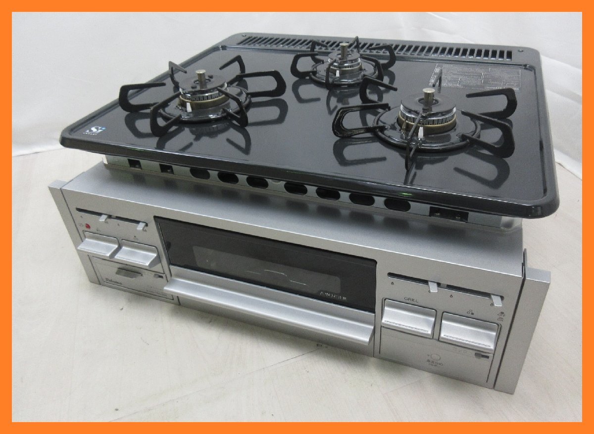 未使用品 ビルトインコンロ パロマ 三口 PKD-N36S（美品 パロマ 