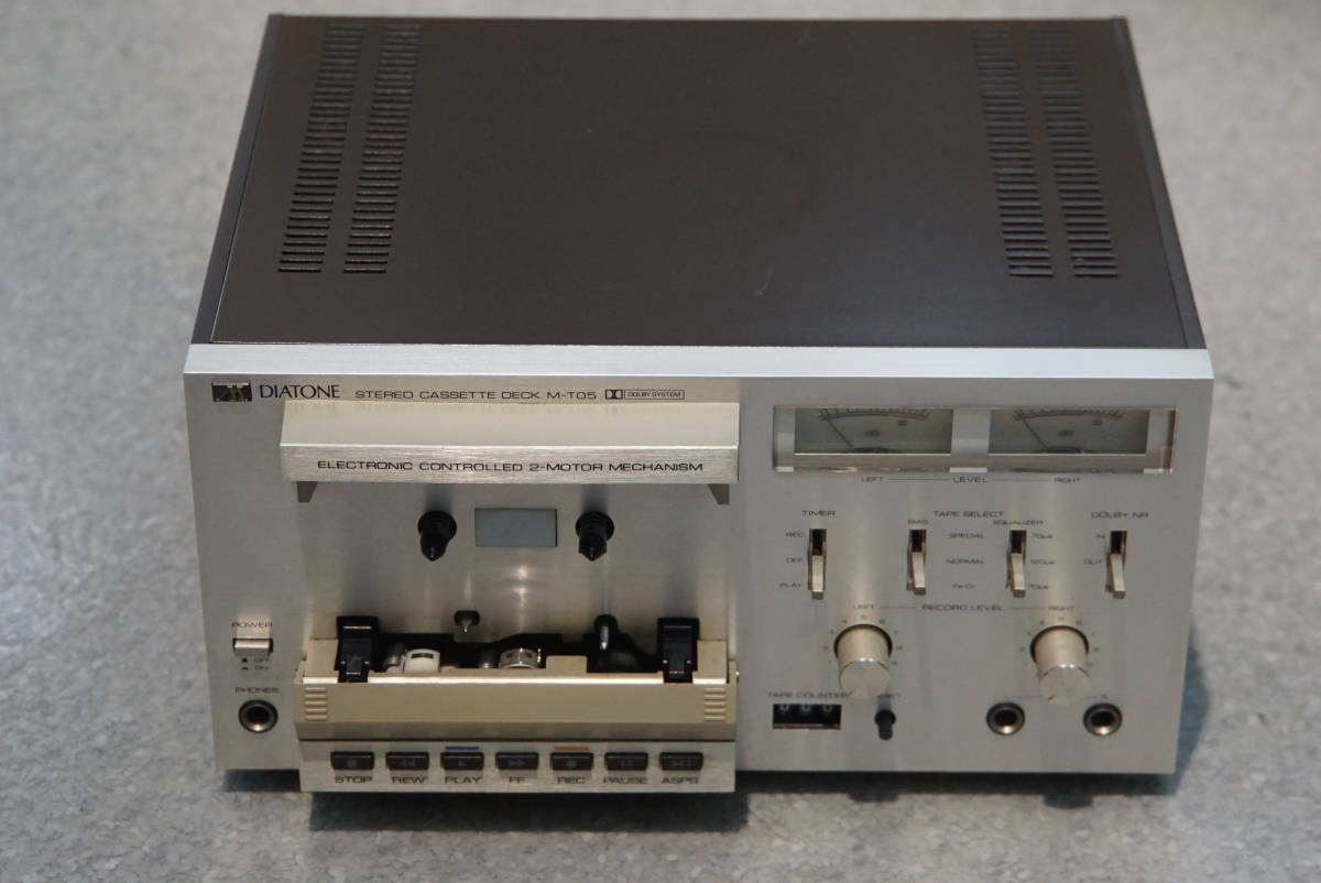 ジャンク品。M-T05MKⅡ DIATONE ダイヤトーン カセットデッキ M-T