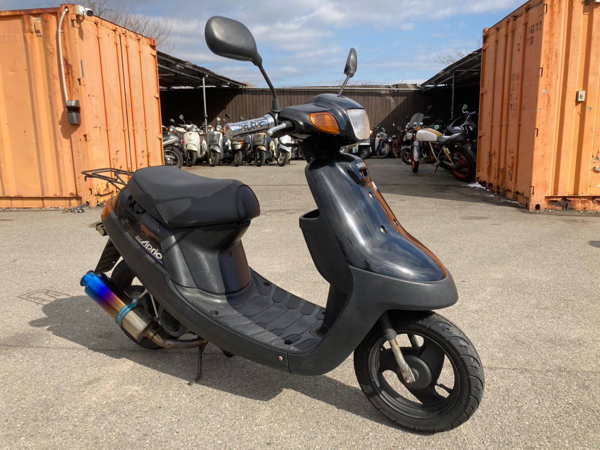 神戸明石発！ヤマハ アプリオ（4JP）マフラーカスタム、直キャブ仕様