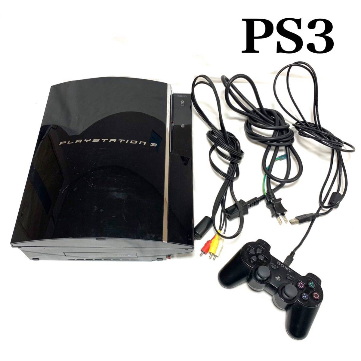Sony PlayStation 3 PS3 CECH-3000A 160GB First Black Model