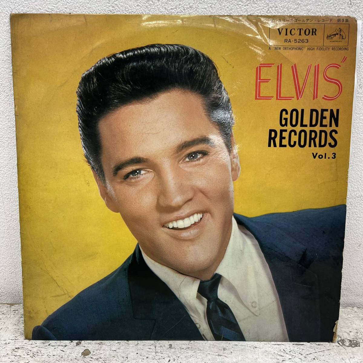 【傷や汚れあり】LP ペラジャケ / エルヴィス・プレスリー Elvis Presley / Elvis’ Golden Records