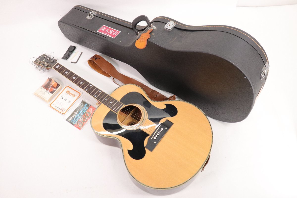 レア】 Morris モーリス ヒゲギター WJ-50 ケース付き