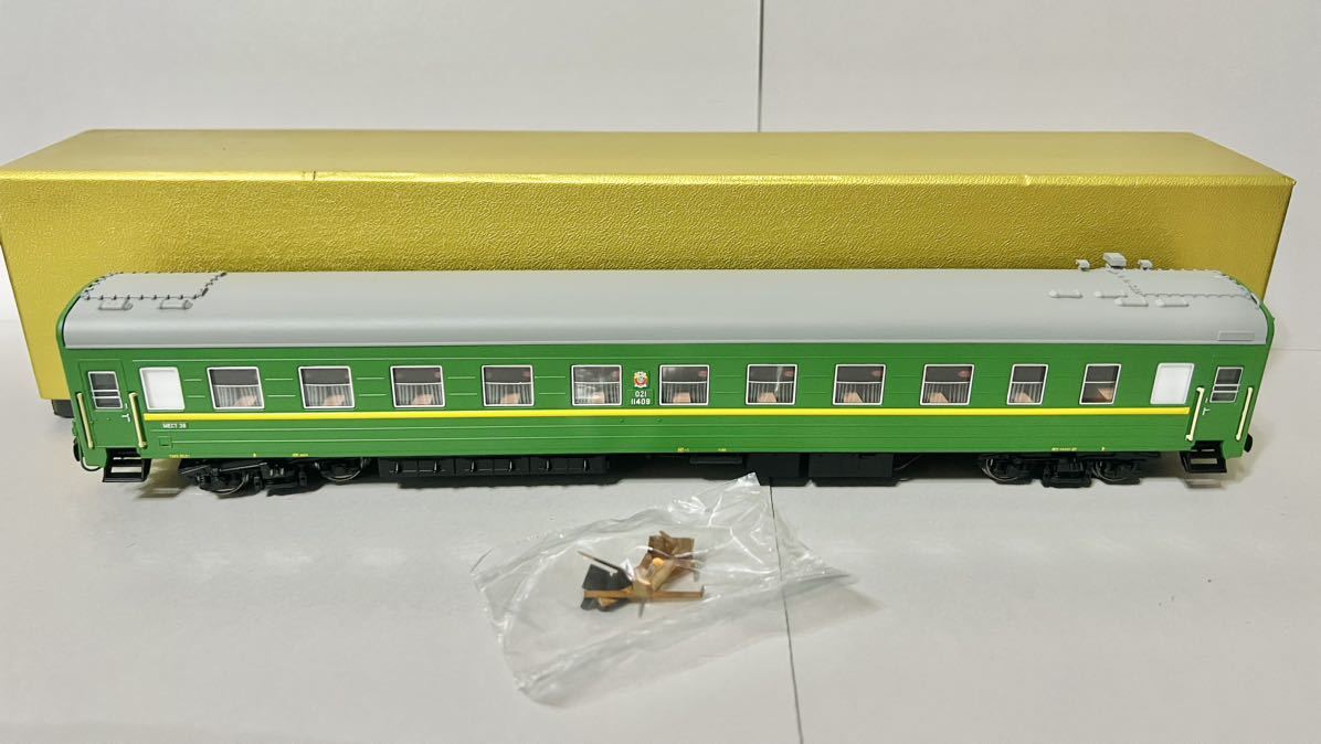 未使用に近い】1/87 HO ソ連 ロシア モスクワ鉄道 広軌客車 021-11409