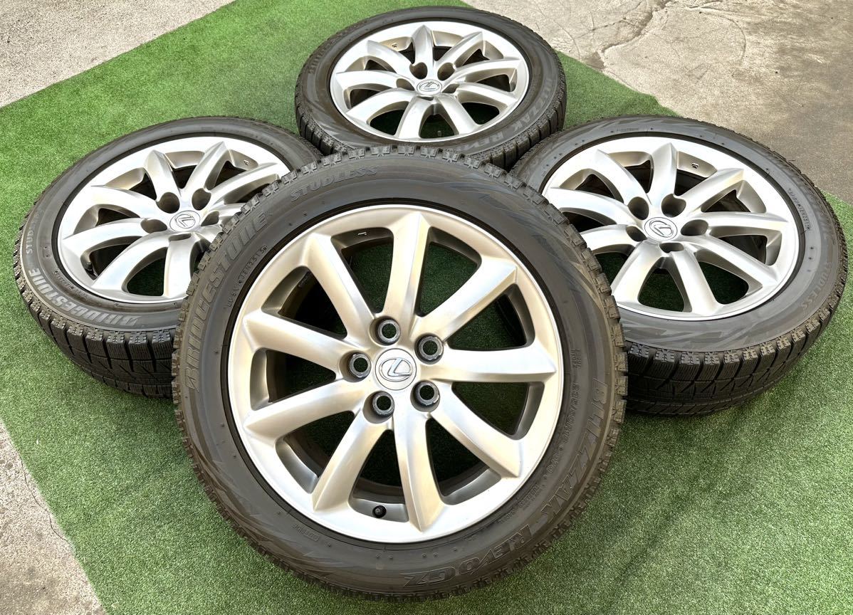 レクサスLS 純正ホイール スタッドレスセット 235/50R18 REVOGZ レクサスLS 純正ホイール スタッドレスセット 235/50R18 REVOGZ